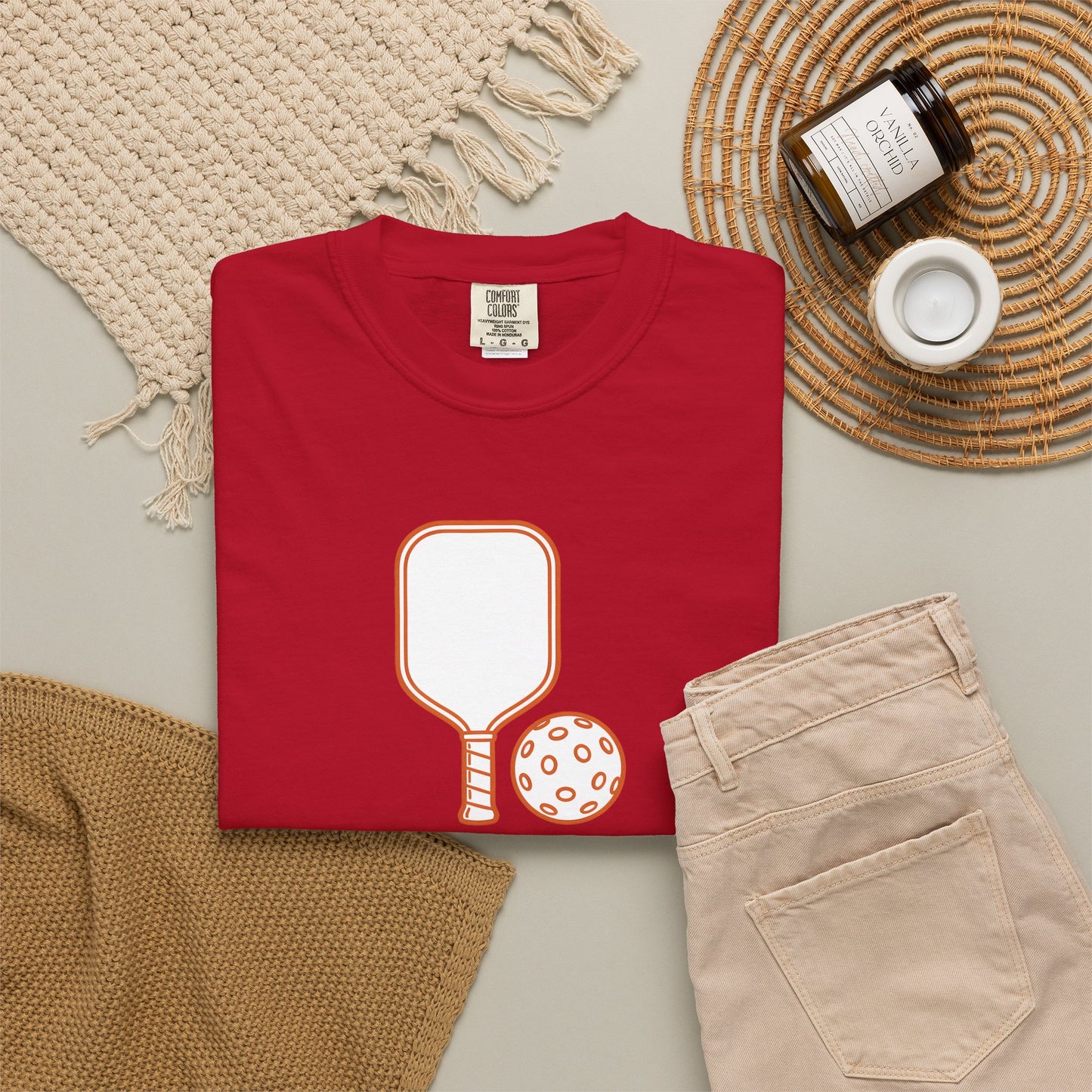 Pickleball Paddle And Ball Icon Tee Minimalist Pickler Unisex T-Shirt