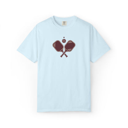 Pickleball Heart Icon Tee Pickler Love Minimalist Graphic Unisex Shirt