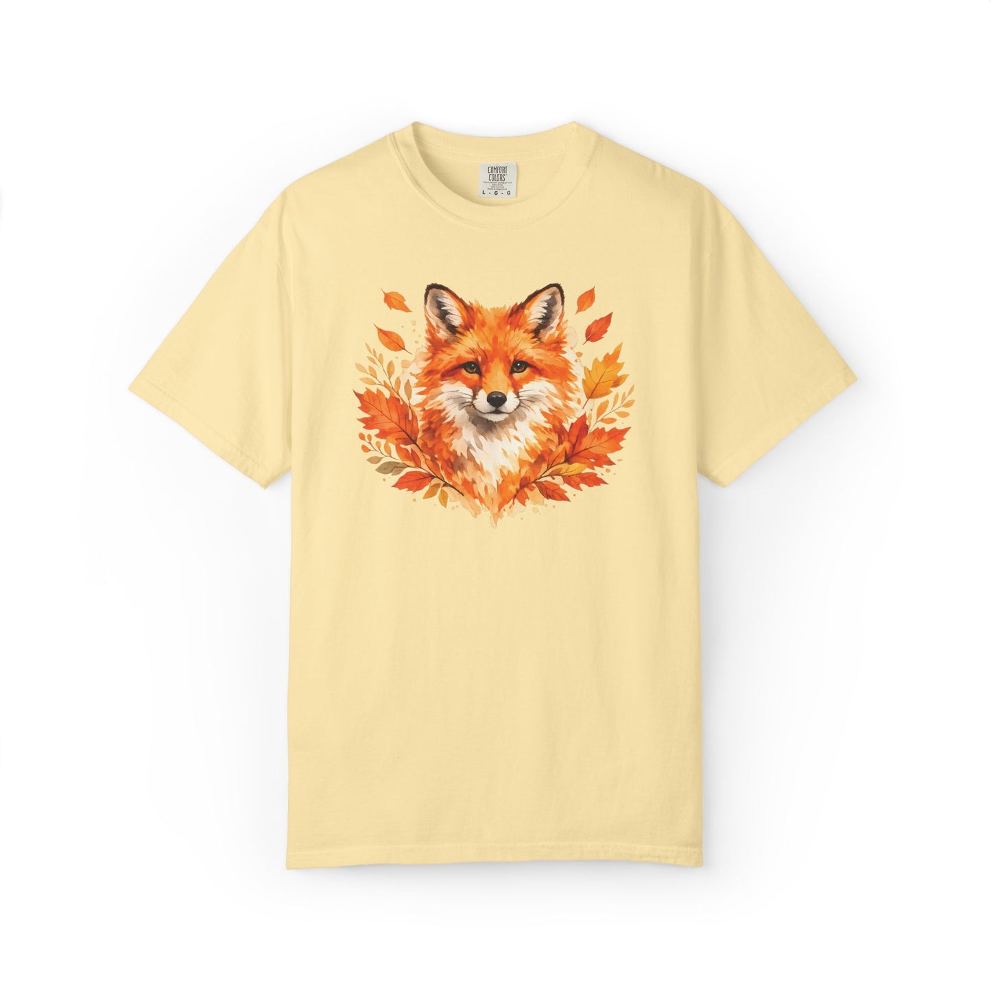 Watercolor Fox Graphic Tee | Autumn Wildlife Art Shirt | Nature Lover Gift | Unisex