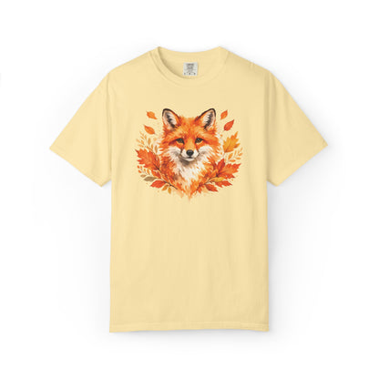 Watercolor Fox Graphic Tee | Autumn Wildlife Art Shirt | Nature Lover Gift | Unisex