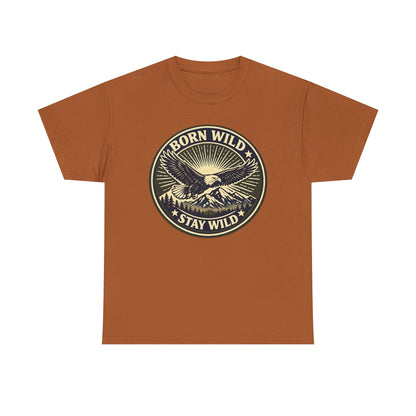 Eagle Ranger Patch Graphic Tee | Mid-Century Outdoor Shirt | Born Wild Stay Wild Unisex