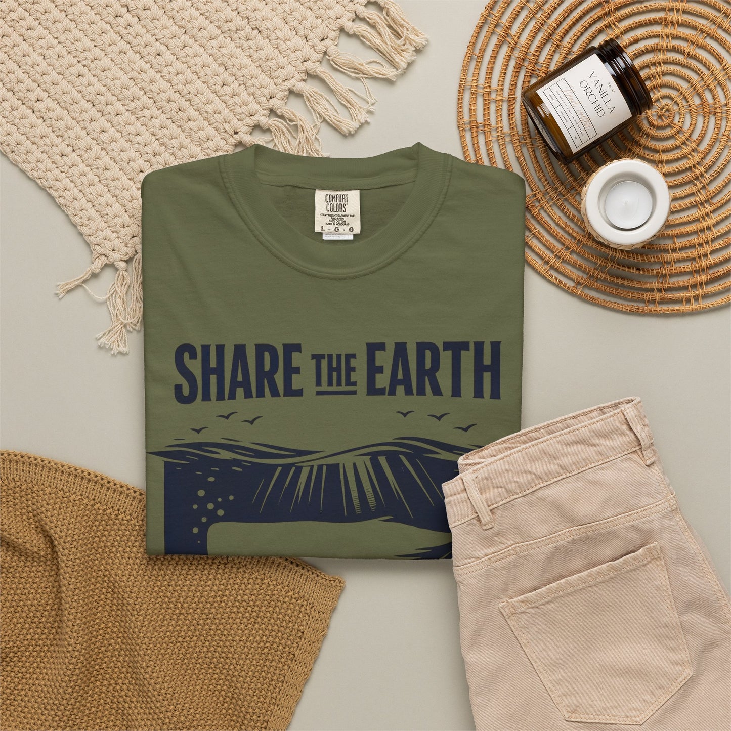 Whale Conservation Tee | Share the Earth Graphic Shirt | Ocean Wildlife Gift | Unisex