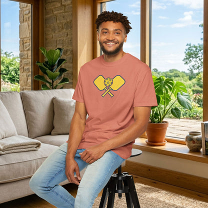 Pickleball Crossed Paddles Tee Pickler Minimalist Graphic Unisex Shirt