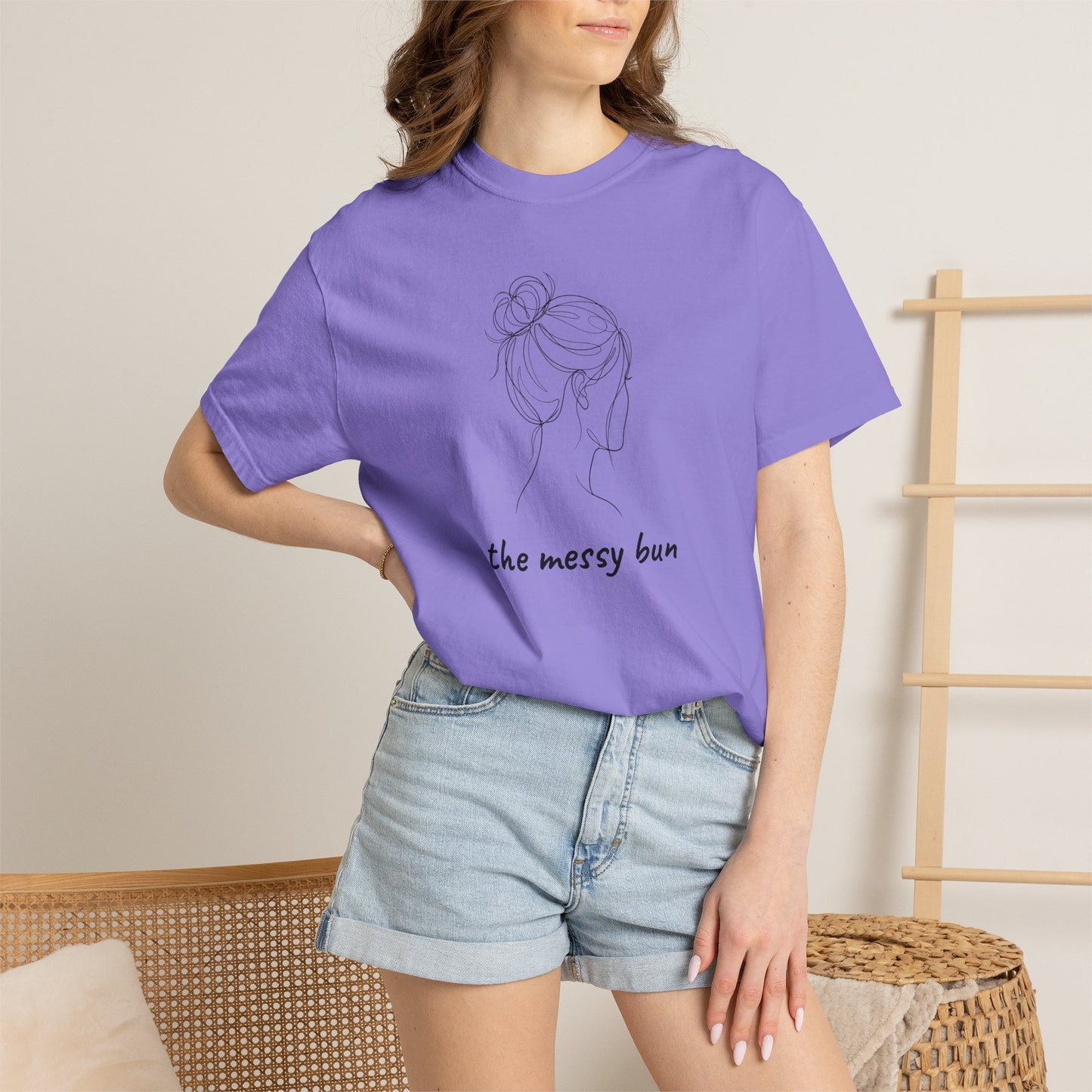 Messy Bun Mom Shirt | Funny Mom Tee | Mother's Day Gift | Mom Life T-Shirt