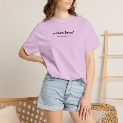Outnumbered Mom Shirt | Funny Mom Tee | Mother's Day Gift | Mom of Boys T-Shirt