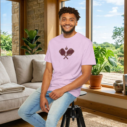 Pickleball Heart Icon Tee Pickler Love Minimalist Graphic Unisex Shirt
