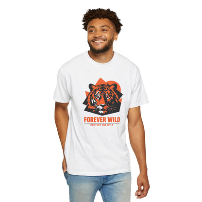 Tiger Forever Wild Conservation Tee | Protect the Wild Shirt | Endangered Animal Gift