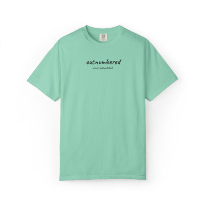 Outnumbered Mom Shirt | Funny Mom Tee | Mother's Day Gift | Mom of Boys T-Shirt