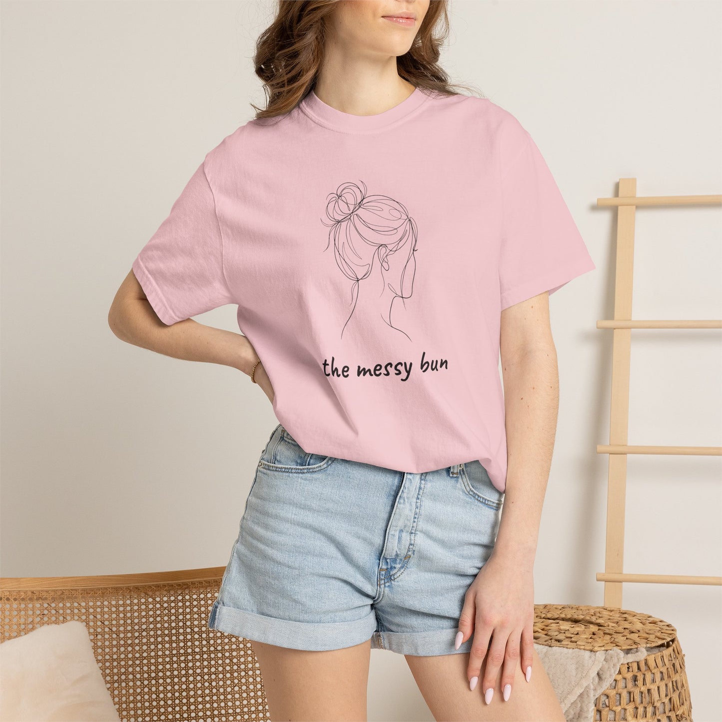 Messy Bun Mom Shirt | Funny Mom Tee | Mother's Day Gift | Mom Life T-Shirt
