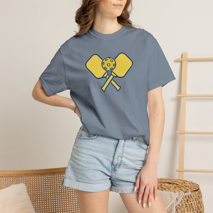 Pickleball Crossed Paddles Tee Pickler Minimalist Graphic Unisex Shirt