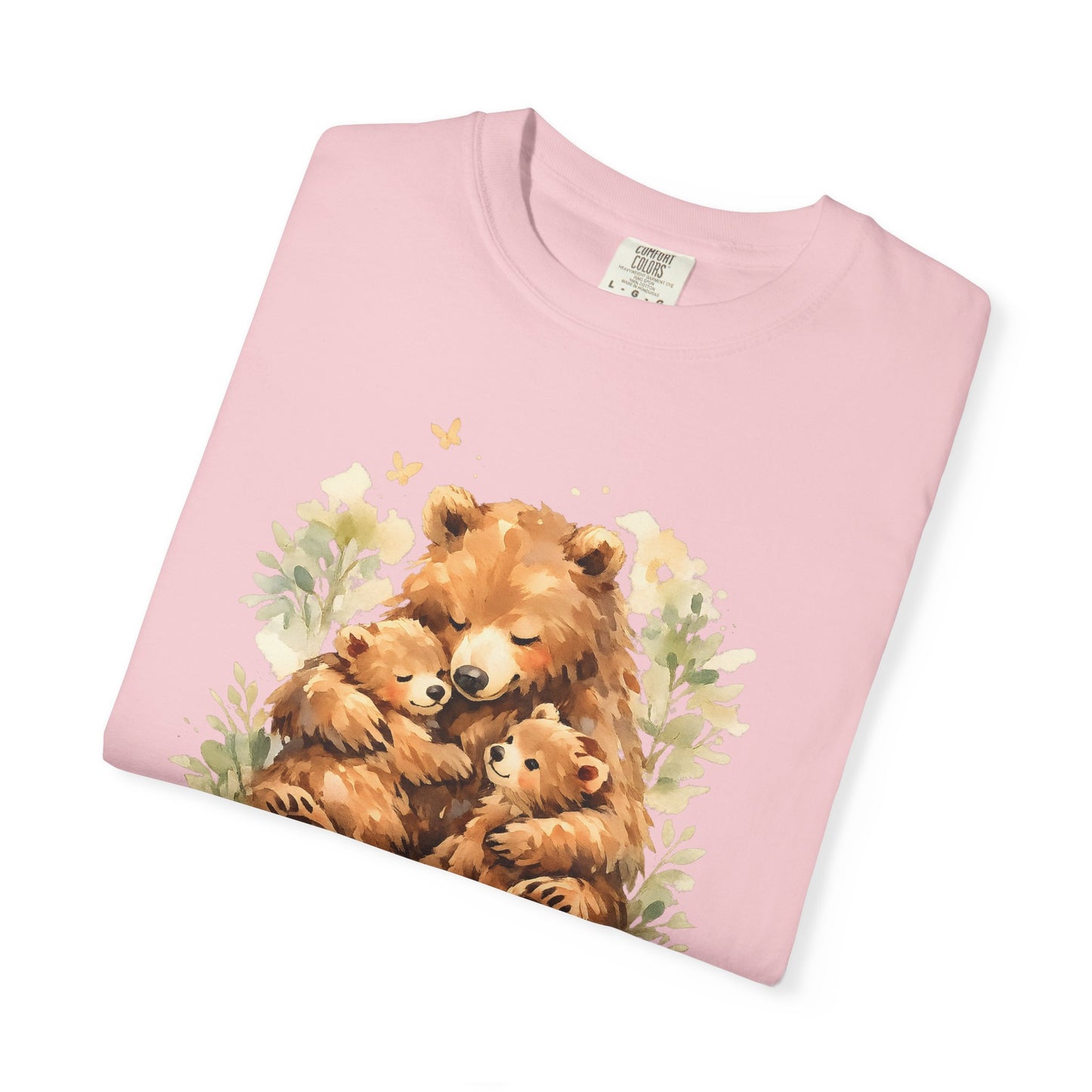 Mother Bear and Cubs Watercolor Tee | Wildlife Art Shirt | Mother Nature Gift | Unisex