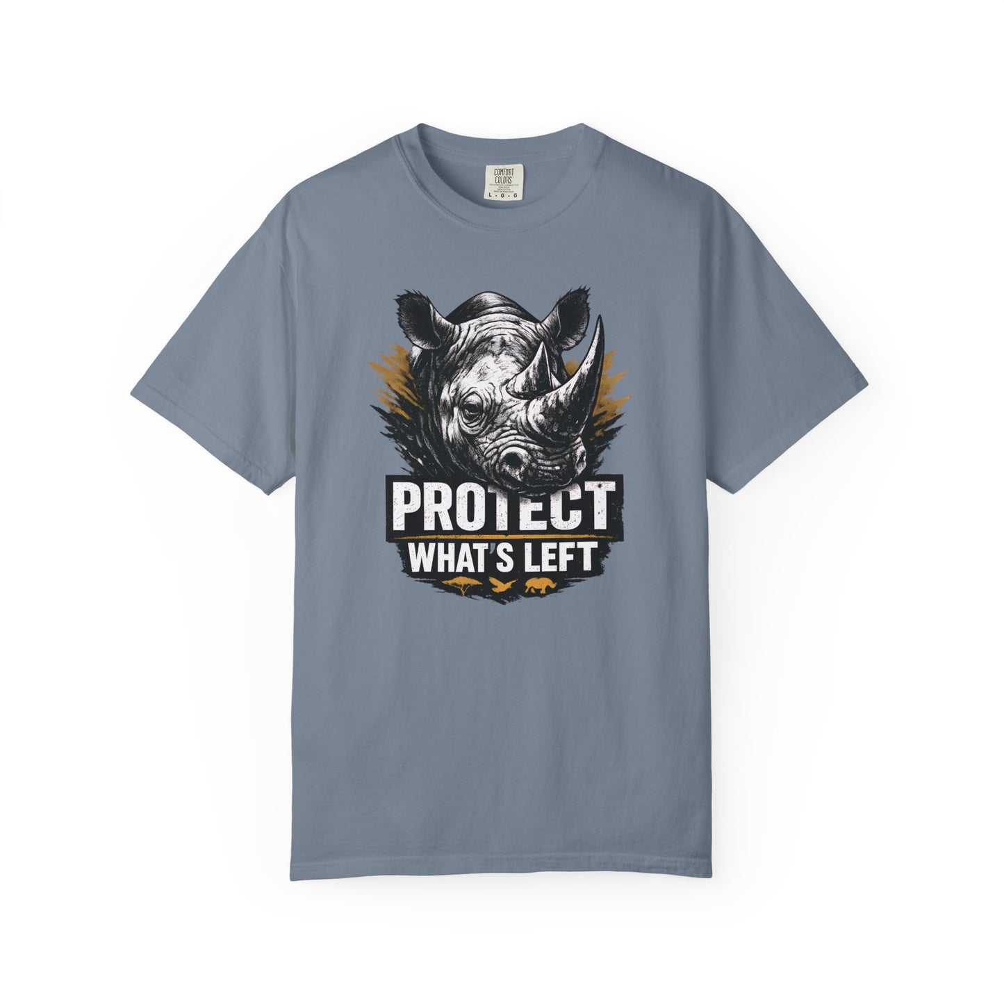 Black Rhino Conservation Tee | Protect What's Left | Endangered Species Shirt | Unisex
