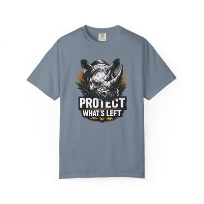 Black Rhino Conservation Tee | Protect What's Left | Endangered Species Shirt | Unisex
