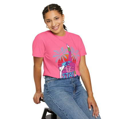 Stay Flexible Retro 80s Backbend Graphic Tee | Vintage Workout Shirt Women