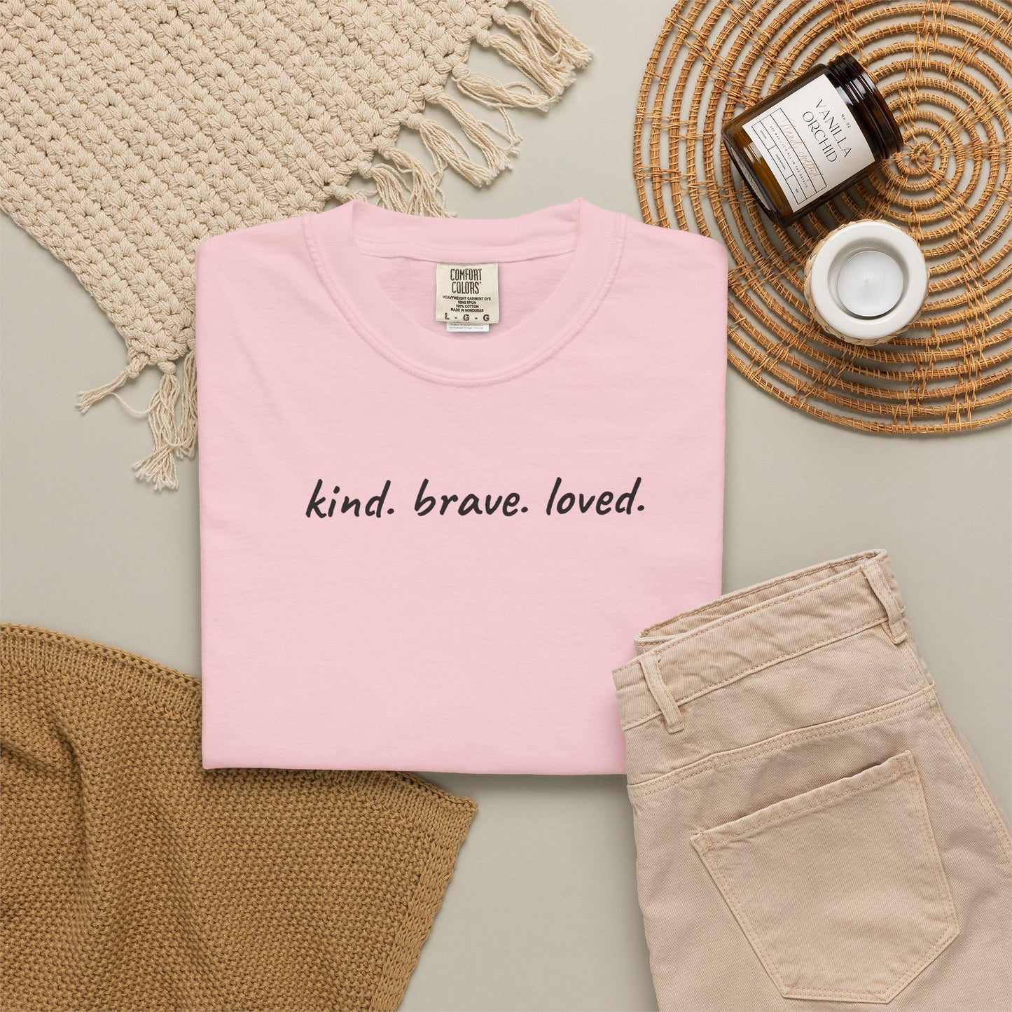Kind Brave Loved Shirt | Inspirational Mom Tee | Mother's Day Gift | Mom Shirt