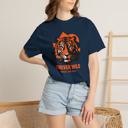 Tiger Forever Wild Conservation Tee | Protect the Wild Shirt | Endangered Animal Gift