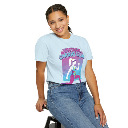 Vintage Cardio Club Retro 80s Lunge Graphic Tee | Workout Shirt Women