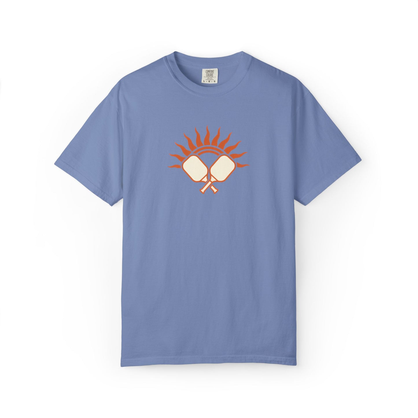 Pickleball Sun Badge Tee Pickler Vintage Minimalist Unisex Shirt