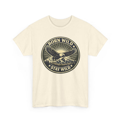 Eagle Ranger Patch Graphic Tee | Mid-Century Outdoor Shirt | Born Wild Stay Wild Unisex