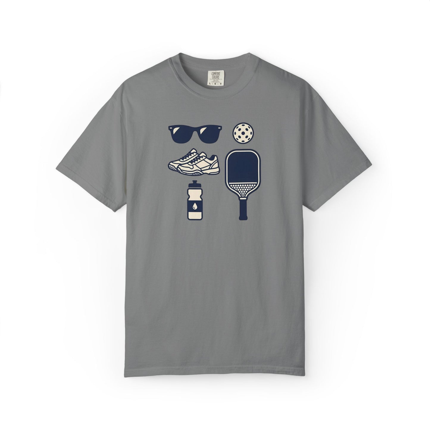 Pickleball Essentials Icon Tee Minimalist Pickler Sport Unisex Graphic Shirt