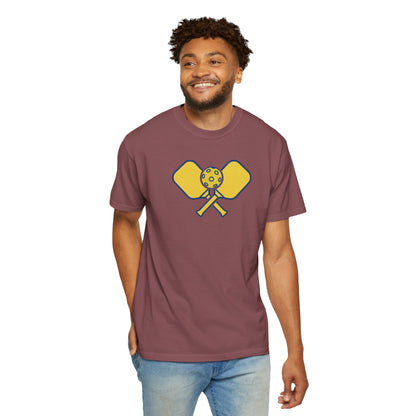 Pickleball Crossed Paddles Tee Pickler Minimalist Graphic Unisex Shirt