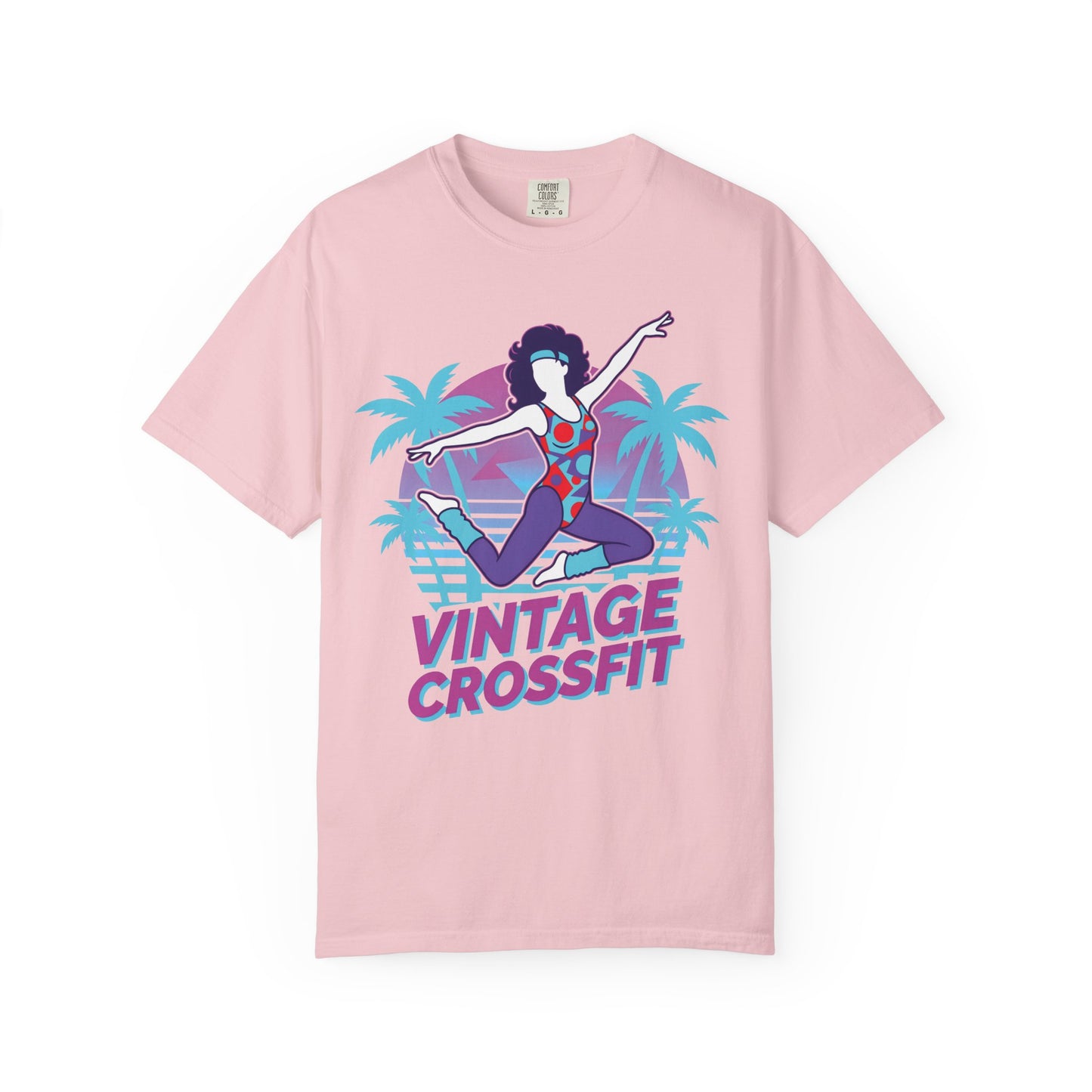 Vintage Crossfit Retro 80s Aerobics Graphic Tee | Gym Shirt Women