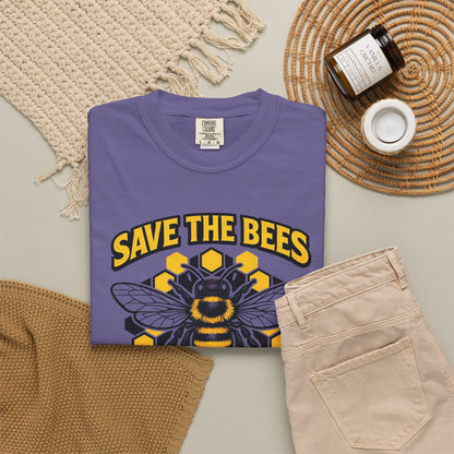 Save the Bees Graphic Tee | Bee Kind Conservation Shirt | Earth Day Gift | Nature Tee