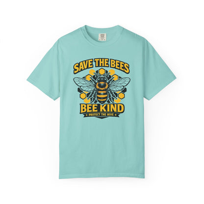 Save the Bees Graphic Tee | Bee Kind Conservation Shirt | Earth Day Gift | Nature Tee