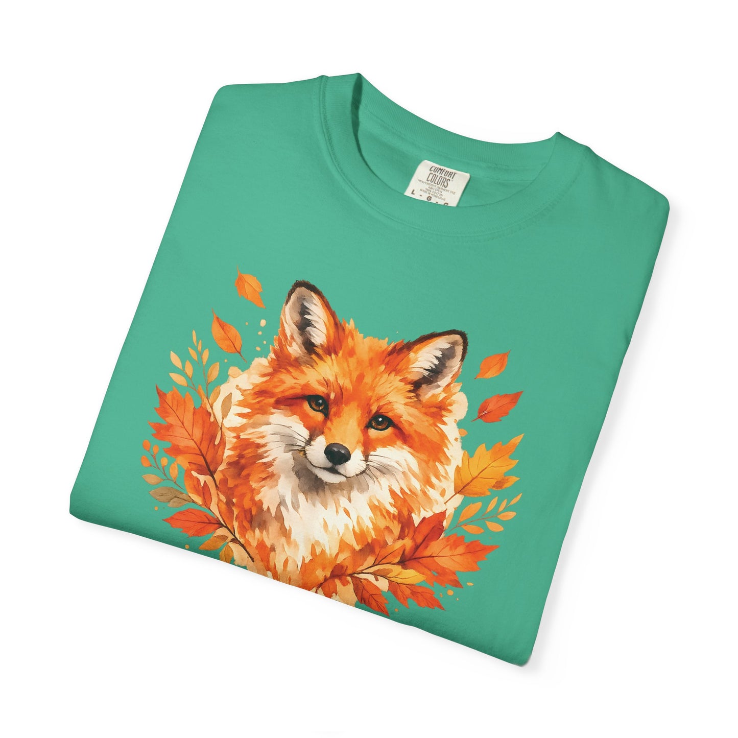 Watercolor Fox Graphic Tee | Autumn Wildlife Art Shirt | Nature Lover Gift | Unisex
