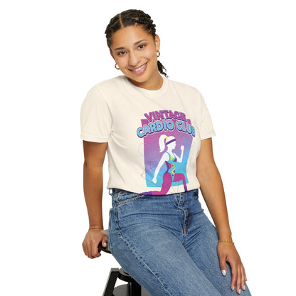 Vintage Cardio Club Retro 80s Lunge Graphic Tee | Workout Shirt Women