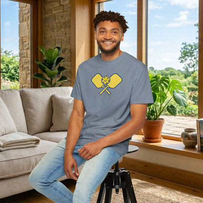 Pickleball Crossed Paddles Tee Pickler Minimalist Graphic Unisex Shirt