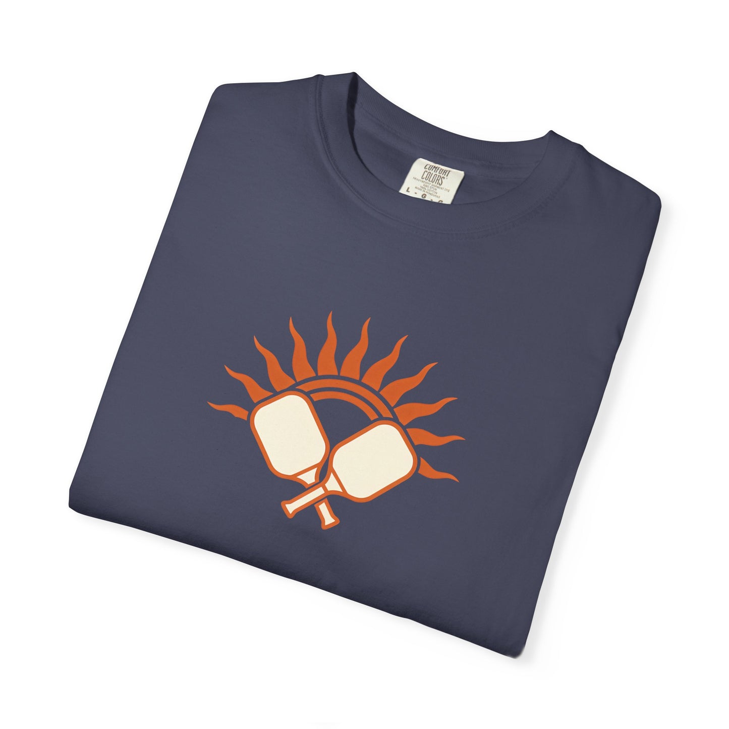Pickleball Sun Badge Tee Pickler Vintage Minimalist Unisex Shirt