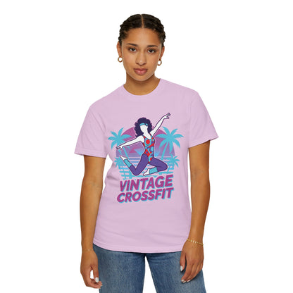 Vintage Crossfit Retro 80s Aerobics Graphic Tee | Gym Shirt Women