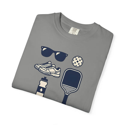 Pickleball Essentials Icon Tee Minimalist Pickler Sport Unisex Graphic Shirt