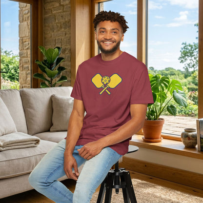 Pickleball Crossed Paddles Tee Pickler Minimalist Graphic Unisex Shirt