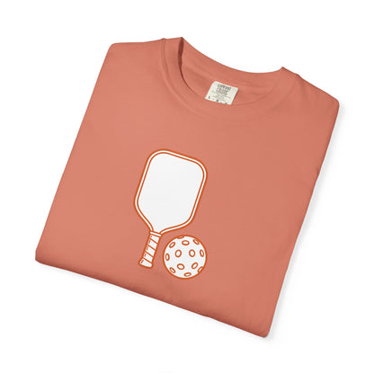 Pickleball Paddle And Ball Icon Tee Minimalist Pickler Unisex T-Shirt