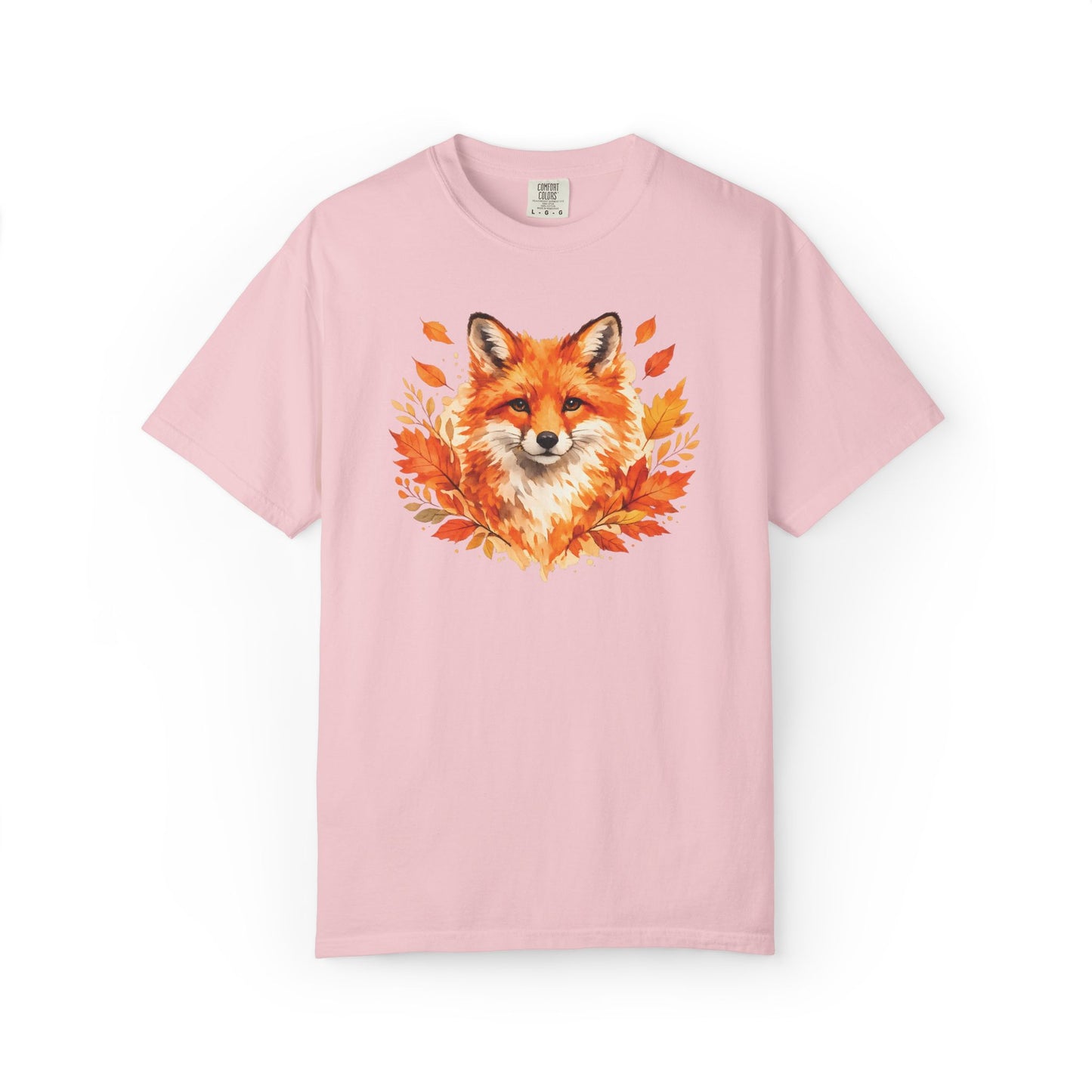 Watercolor Fox Graphic Tee | Autumn Wildlife Art Shirt | Nature Lover Gift | Unisex
