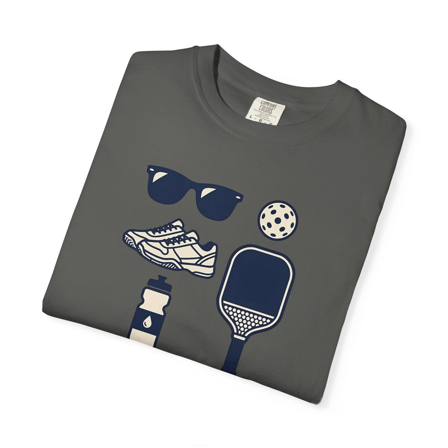 Pickleball Essentials Icon Tee Minimalist Pickler Sport Unisex Graphic Shirt