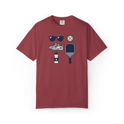 Pickleball Essentials Icon Tee Minimalist Pickler Sport Unisex Graphic Shirt