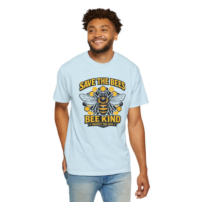 Save the Bees Graphic Tee | Bee Kind Conservation Shirt | Earth Day Gift | Nature Tee