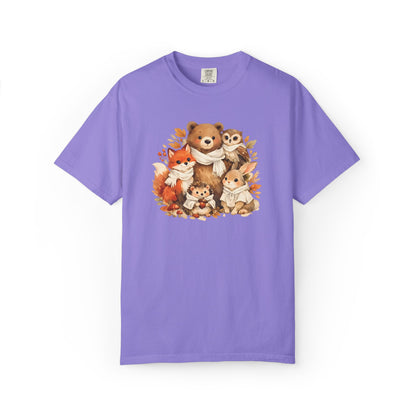 Woodland Friends Watercolor Tee | Forest Animal Gift Shirt | Wildlife Art | Nature Lover