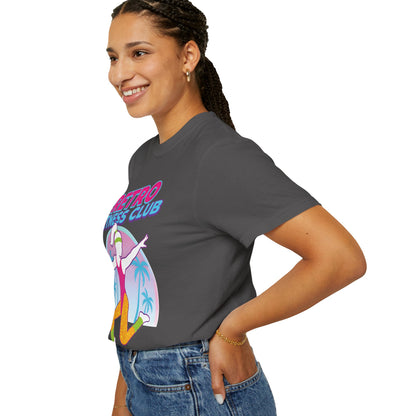 Retro Fitness Club 80s Aerobics Graphic Tee | Vintage Gym Shirt Women