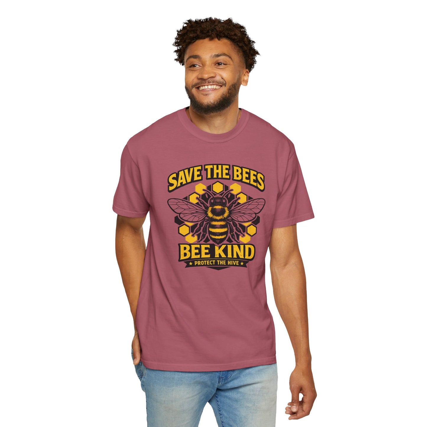 Save the Bees Graphic Tee | Bee Kind Conservation Shirt | Earth Day Gift | Nature Tee
