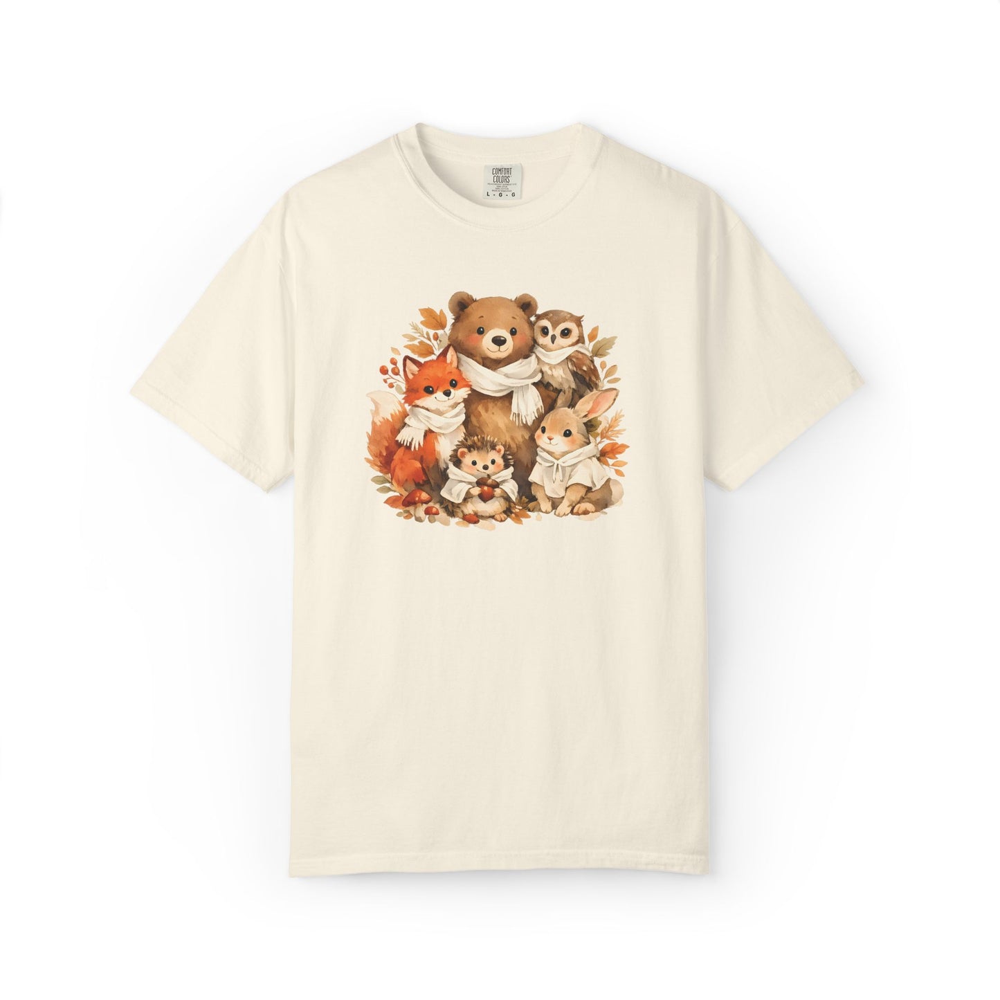 Woodland Friends Watercolor Tee | Forest Animal Gift Shirt | Wildlife Art | Nature Lover