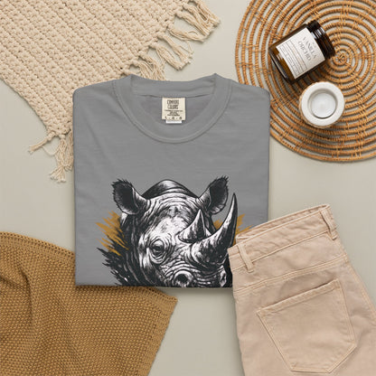Black Rhino Conservation Tee | Protect What's Left | Endangered Species Shirt | Unisex