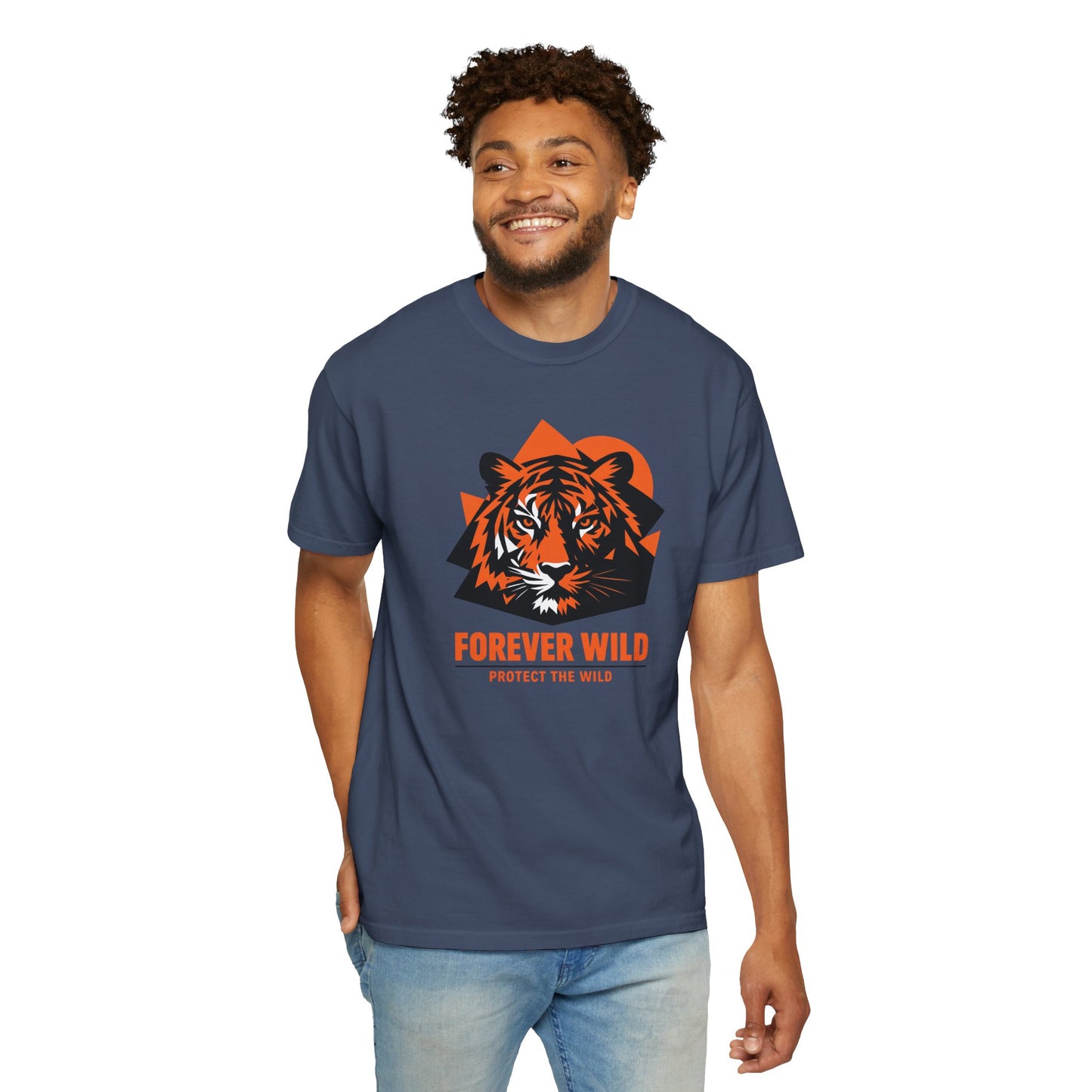 Tiger Forever Wild Conservation Tee | Protect the Wild Shirt | Endangered Animal Gift