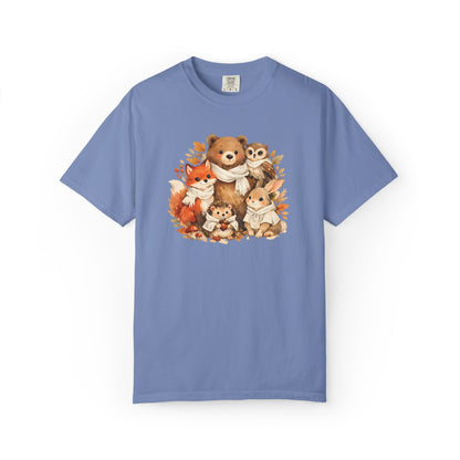 Woodland Friends Watercolor Tee | Forest Animal Gift Shirt | Wildlife Art | Nature Lover