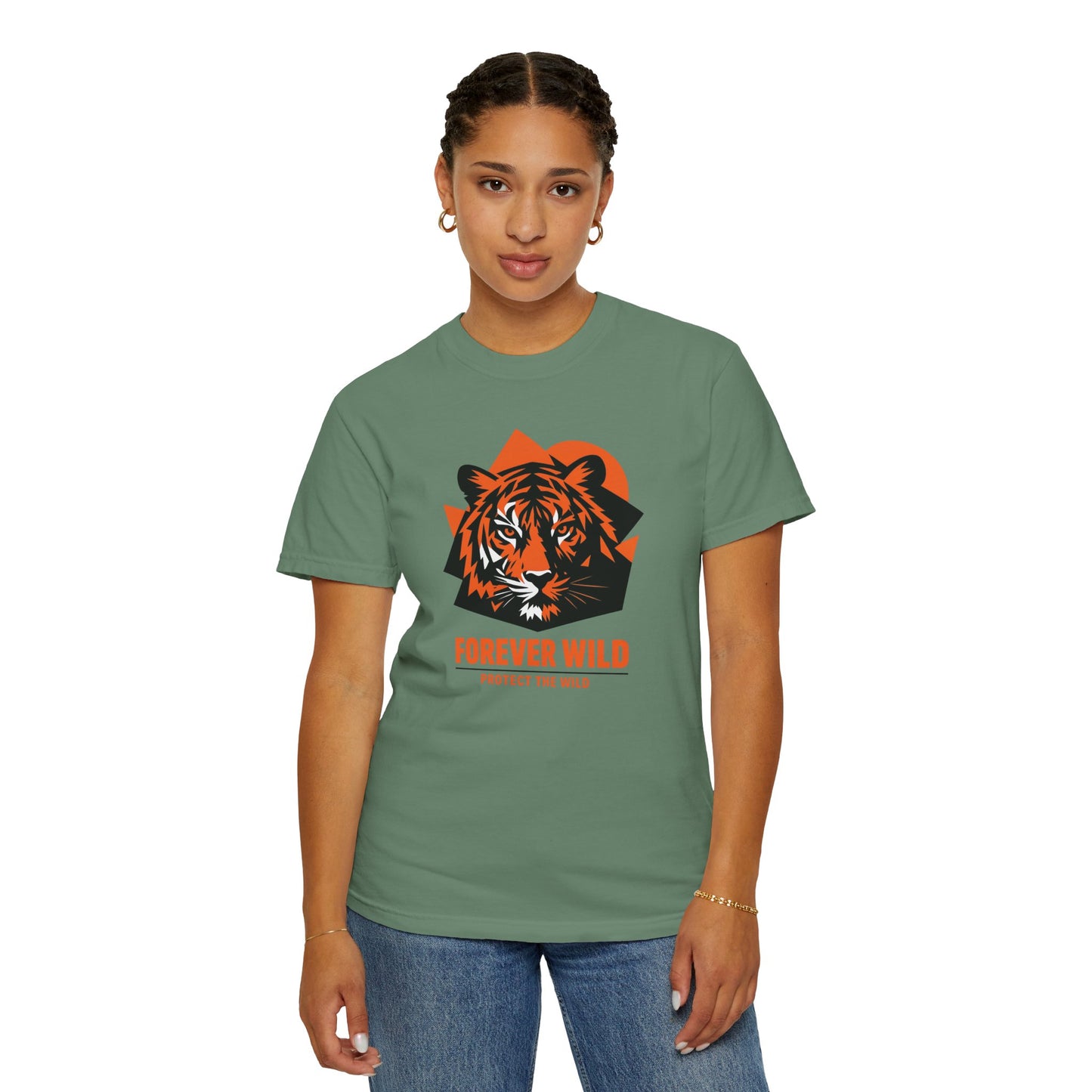 Tiger Forever Wild Conservation Tee | Protect the Wild Shirt | Endangered Animal Gift