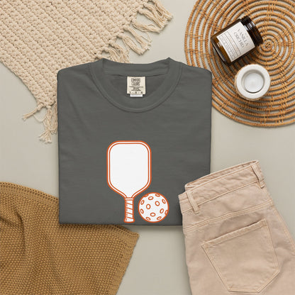 Pickleball Paddle And Ball Icon Tee Minimalist Pickler Unisex T-Shirt