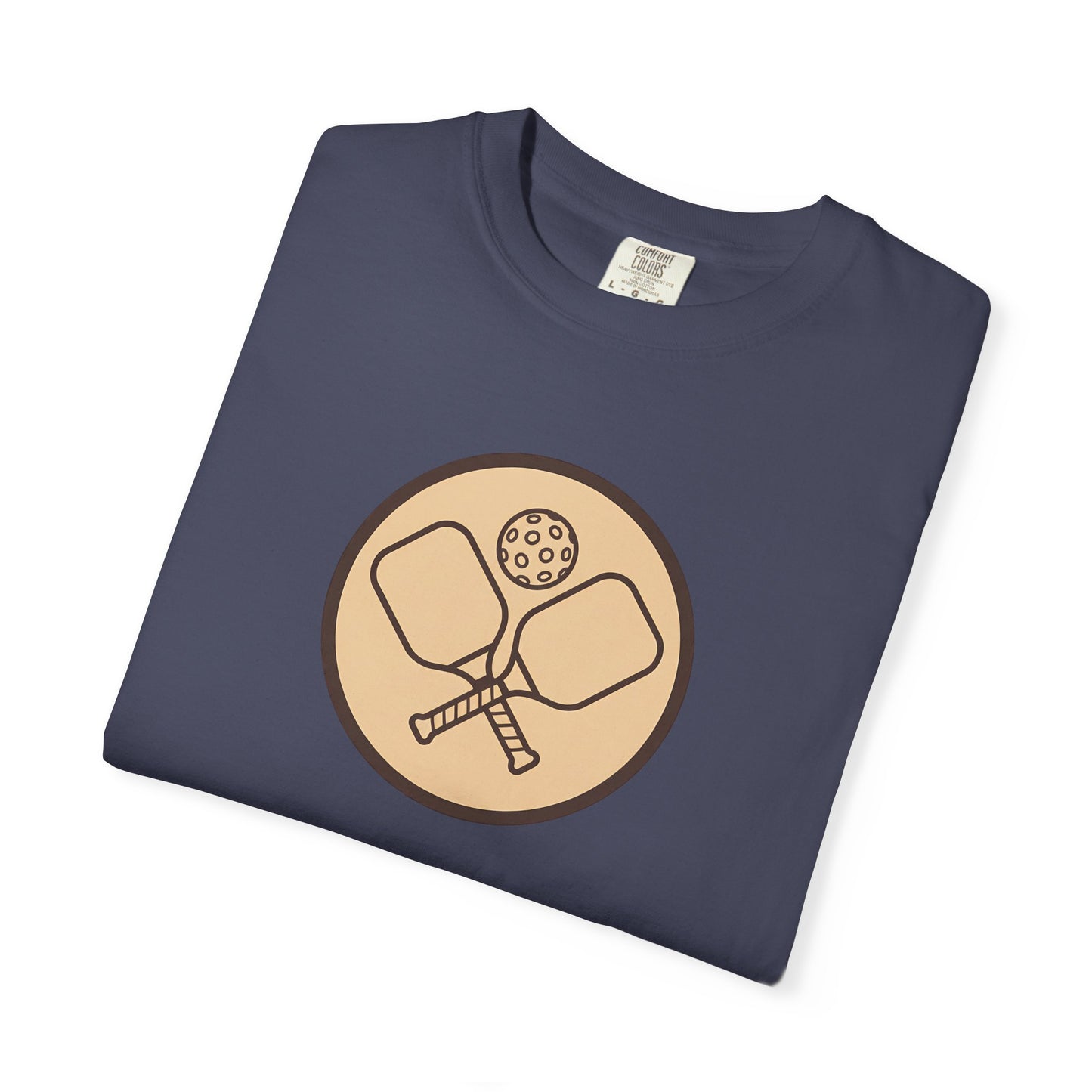 Vintage Pickleball Badge Tee Pickler Crest Minimalist Unisex Shirt